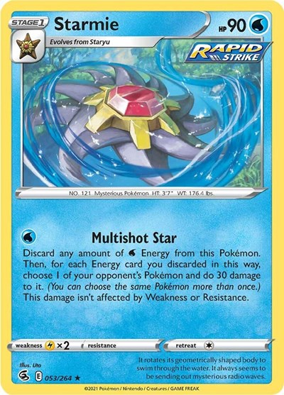 Starmie #53 Fusion Strike