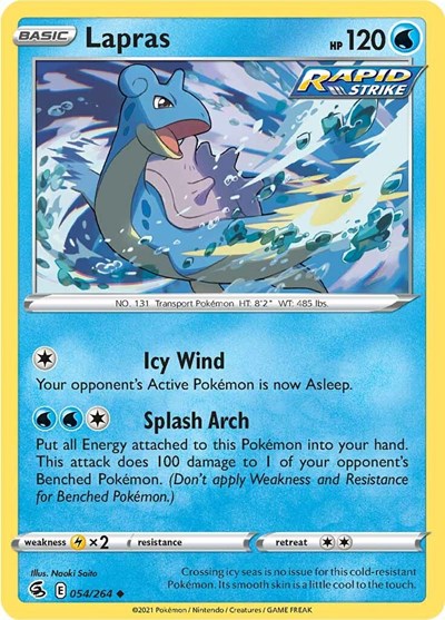 Lapras #54 Fusion Strike