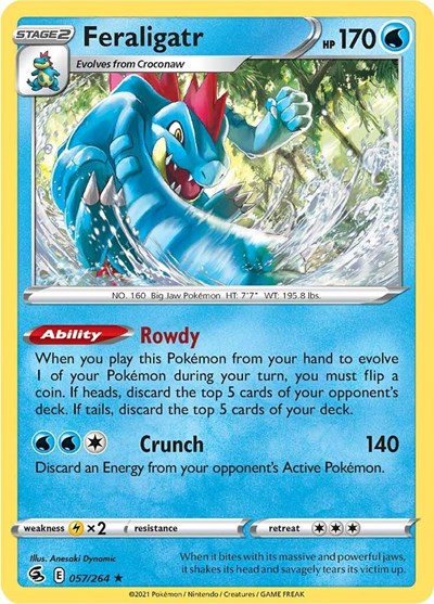 Feraligatr #57 Fusion Strike