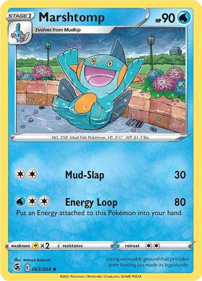 Marshtomp #63 Fusion Strike