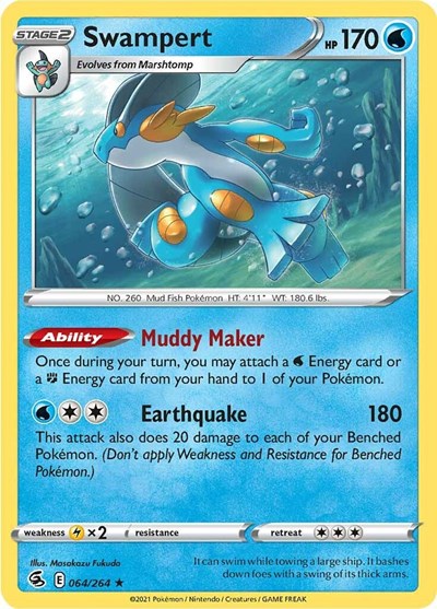 Swampert #64 Fusion Strike