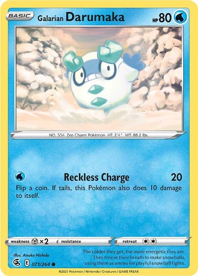 Galarian Darumaka #71 Fusion Strike