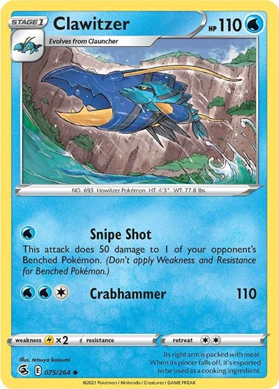 Clawitzer #75 Fusion Strike