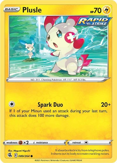 Plusle #89 Fusion Strike