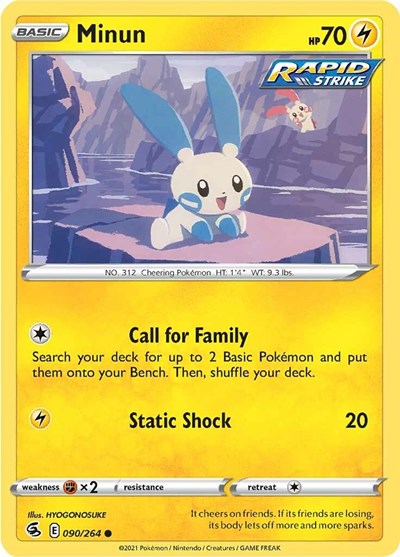 Minun #90 Fusion Strike