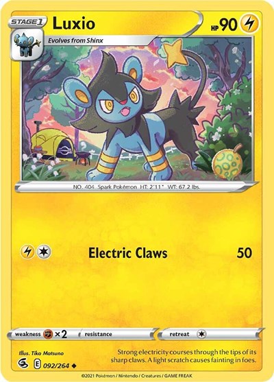 Luxio #92 Fusion Strike