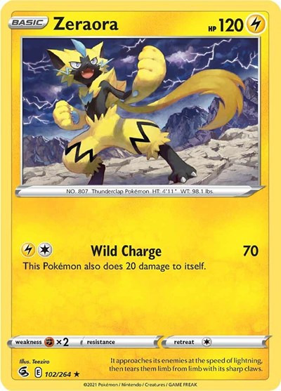 Zeraora #102 Fusion Strike