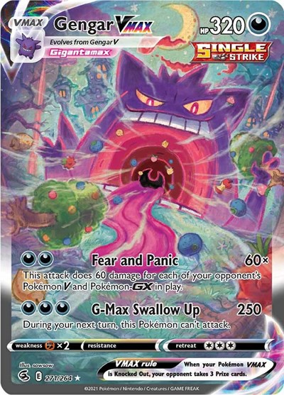 Gengar VMAX #271 Fusion Strike