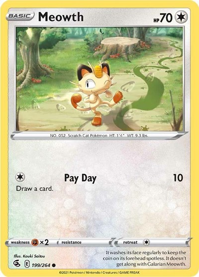 Meowth #199 Fusion Strike