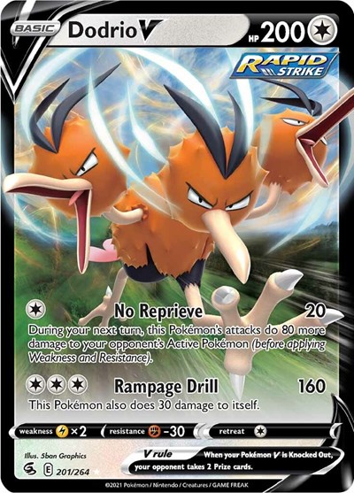 Dodrio V #201 Fusion Strike