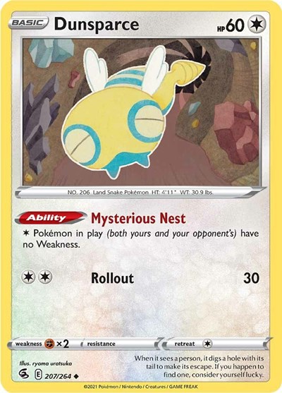 Dunsparce #207 Fusion Strike