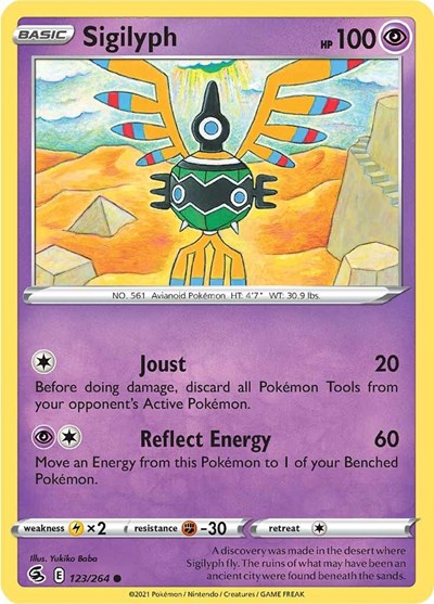 Sigilyph #123 Fusion Strike