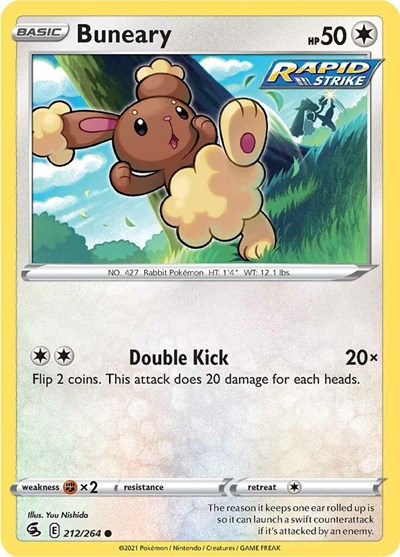Buneary #212 Fusion Strike