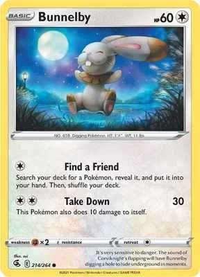 Bunnelby #214 Fusion Strike