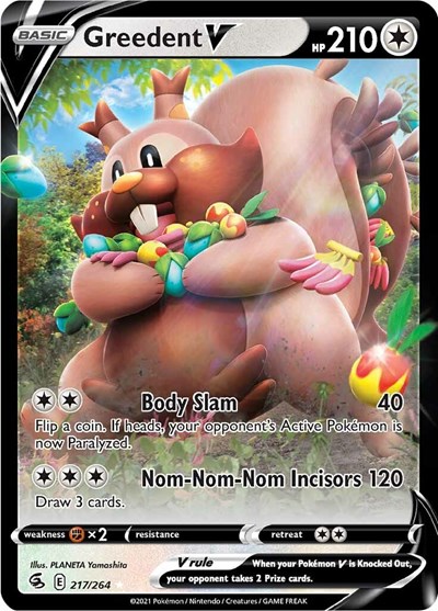 Greedent V #217 Fusion Strike