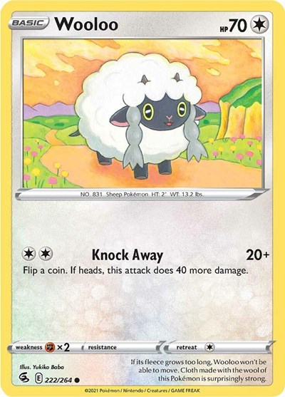Wooloo #222 Fusion Strike