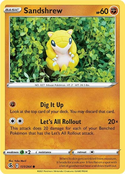 Sandshrew #131 Fusion Strike