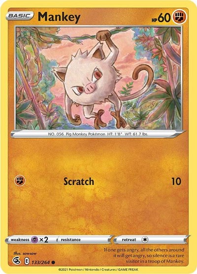 Mankey #133 Fusion Strike