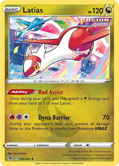 Latias #193 Fusion Strike