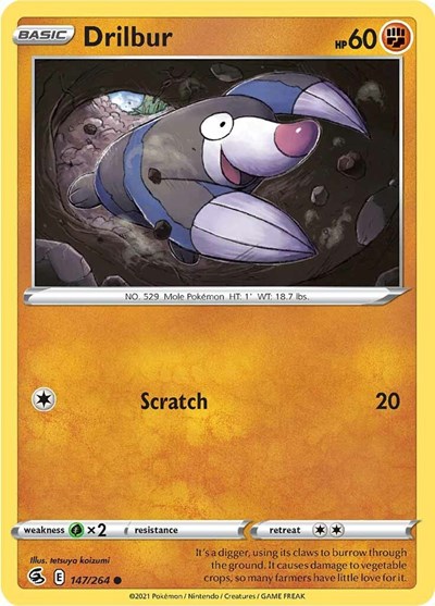 Drilbur #147 Fusion Strike