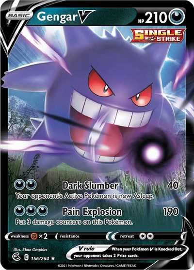 Gengar V #156 Fusion Strike