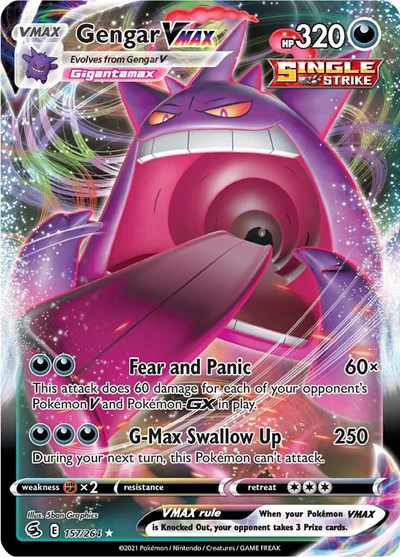 Gengar VMAX #157 Fusion Strike