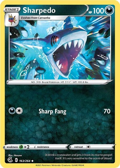 Sharpedo #163 Fusion Strike