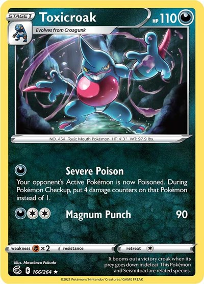 Toxicroak #166 Fusion Strike