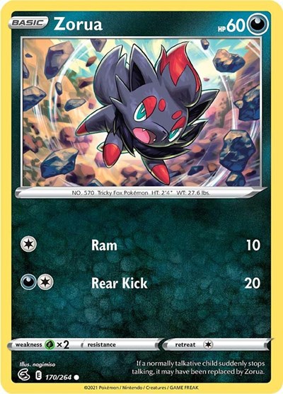 Zorua #170 Fusion Strike