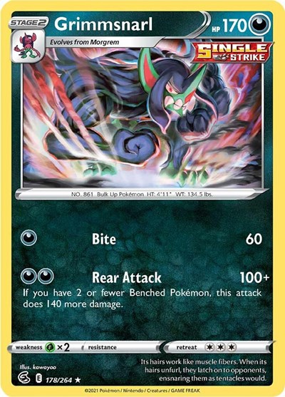 Grimmsnarl #178 Fusion Strike