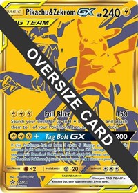 Pikachu & Zekrom GX #SM248 Jumbo Cards