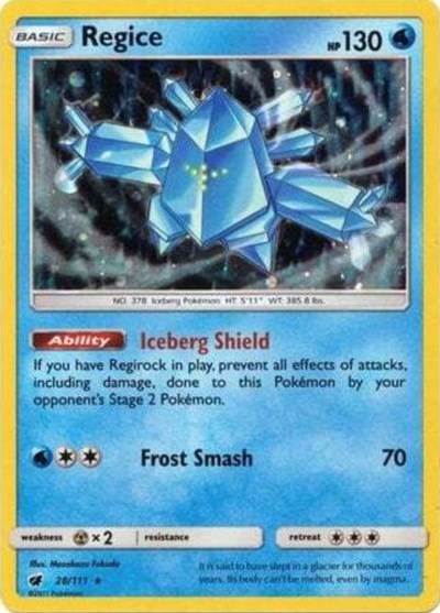 Regice #28 SM Promos