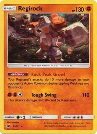 Regirock #53 SM Promos
