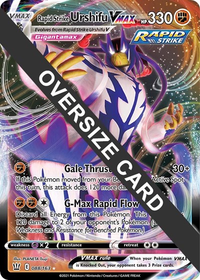 Rapid Strike Urshifu VMAX #88 Jumbo Cards