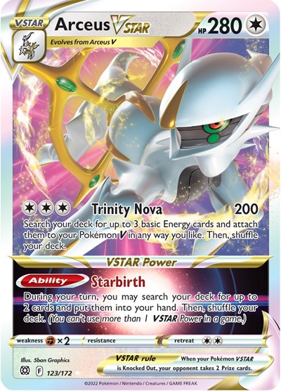 Arceus VSTAR #123 Brilliant Stars