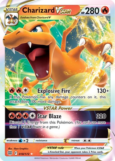 Charizard VSTAR #18 Brilliant Stars