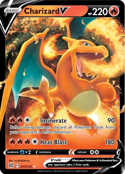 Charizard V #17 Brilliant Stars