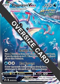 Vaporeon VMAX #SWSH182 Jumbo Cards