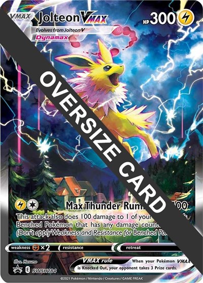 Jolteon VMAX #SWSH184 Jumbo Cards