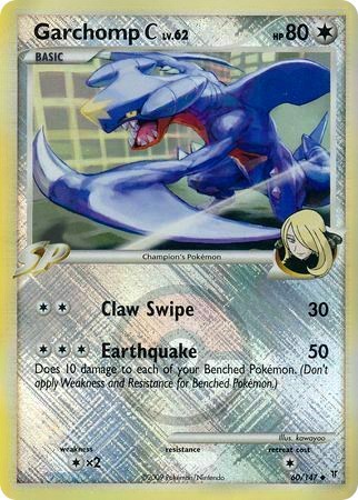 Garchomp C #60 League & Championship Cards