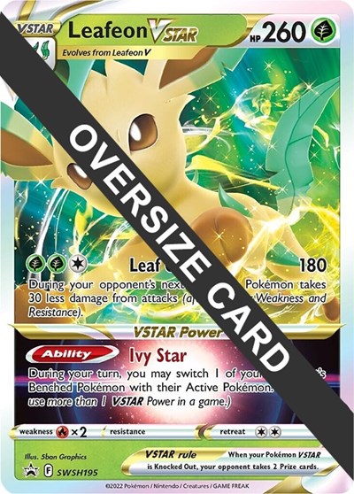 Leafeon VSTAR #SWSH195 Jumbo Cards