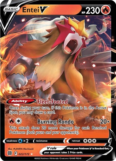 Entei V #22 Brilliant Stars
