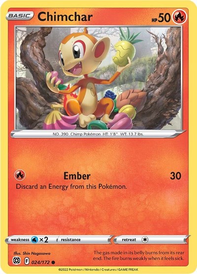 Chimchar #24 Brilliant Stars