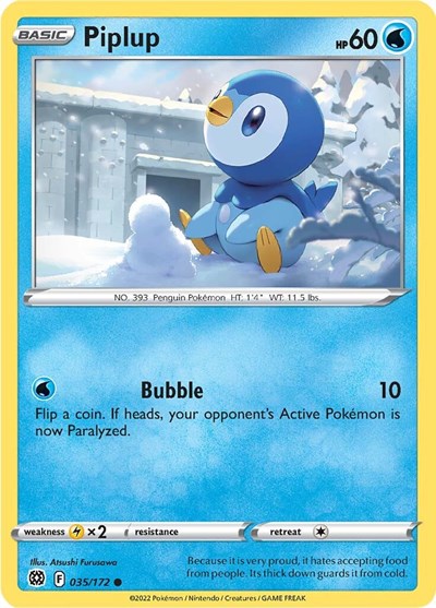 Piplup #35 Brilliant Stars