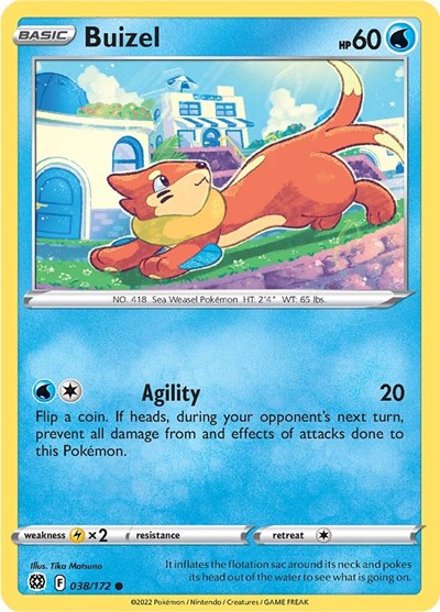 Buizel #38 Brilliant Stars