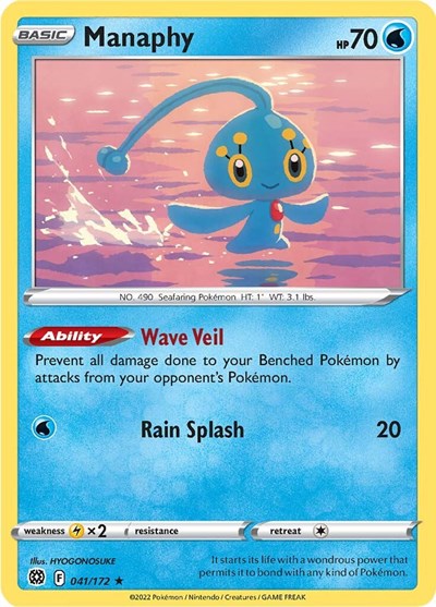Manaphy #41 Brilliant Stars