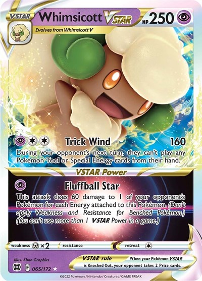 Whimsicott VSTAR #65 Brilliant Stars
