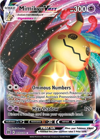 Mimikyu VMAX #69 Brilliant Stars