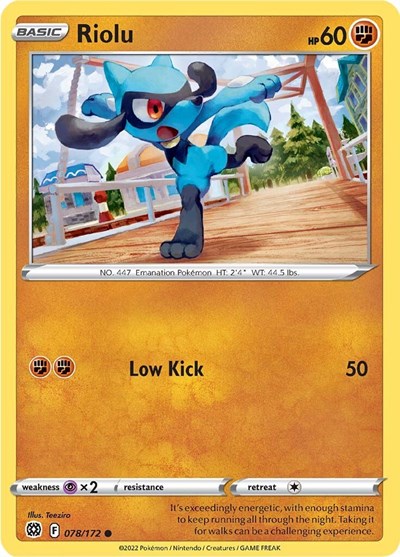 Riolu #78 Brilliant Stars
