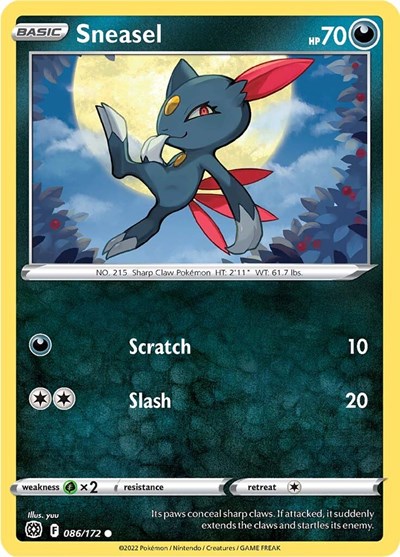 Sneasel #86 Brilliant Stars